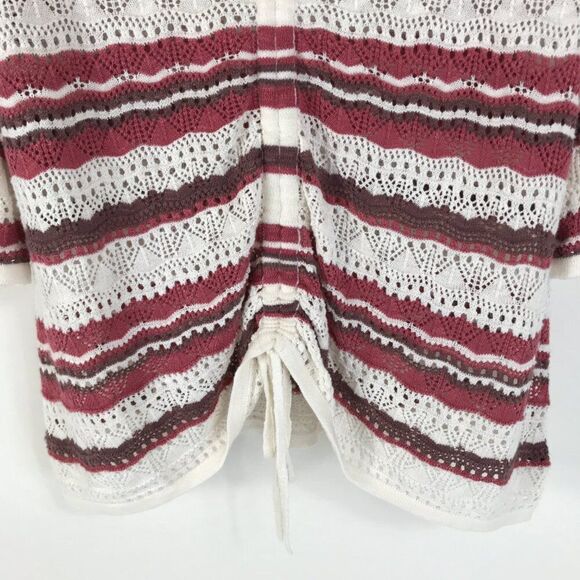 Torrid Open Stitch Pullover V-Neck Cinched Front Sweater Women's Plus Size 2/2X - Picture 2 of 12